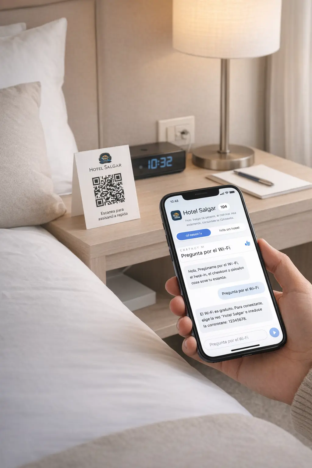 QR scan illustration